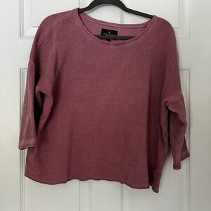 American eagle size small 3/4 sleeve sweater T-shirt